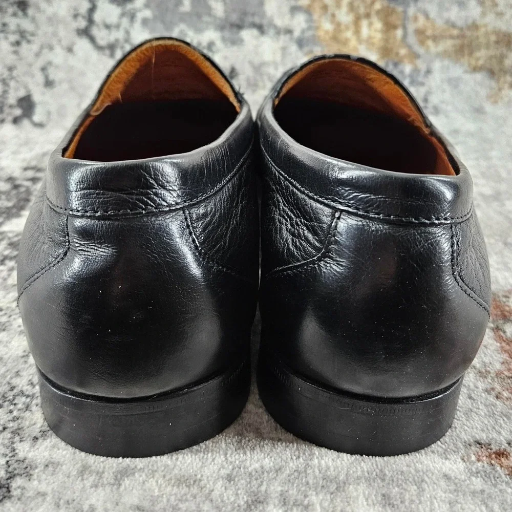 Johnston & Murphy Leather Tassel‎ Loafer Dress Shoes Mens 11 Slip On Loafers